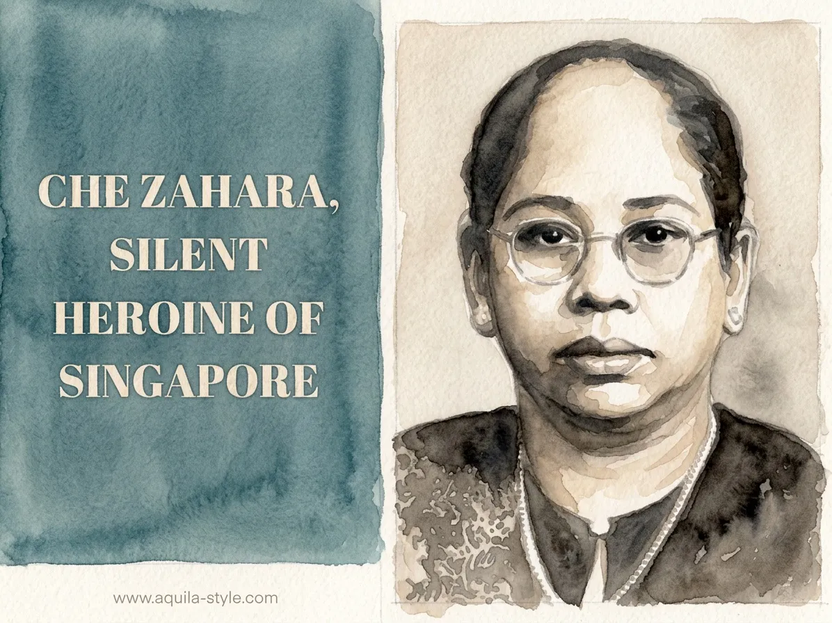 Watercolour illustration for Che Zahara Noor Mohamed