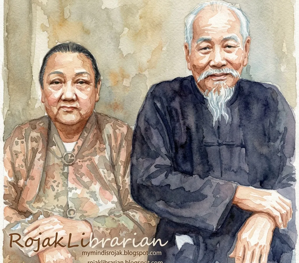 Watercolour illustration for Chew Boon Lay