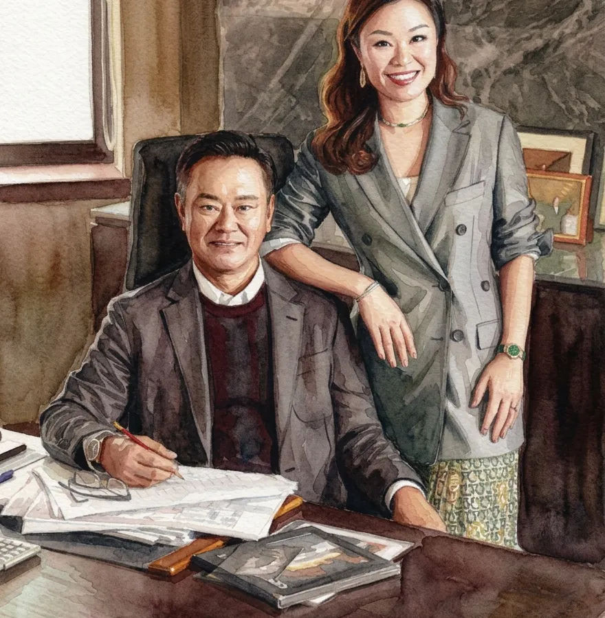 Watercolour illustration for Choo Chong Ngen / Hotel 81