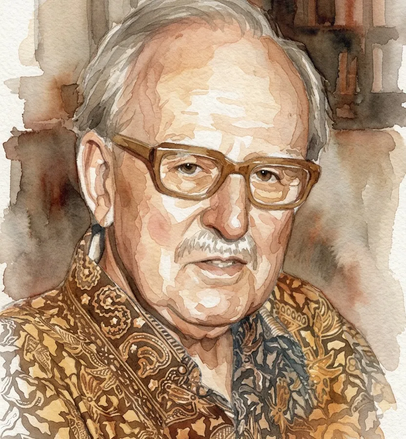 Watercolour illustration for He Taught Singapore To Breed Orchids, Then Taught It To Stop Needing Him
