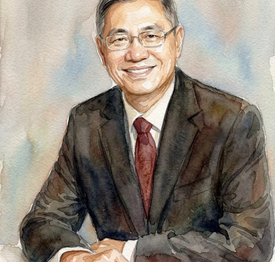 Watercolour illustration for The first pawnshop on Orchard Road