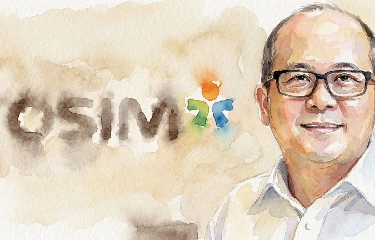 Watercolour illustration for OSIM / Ron Sim
