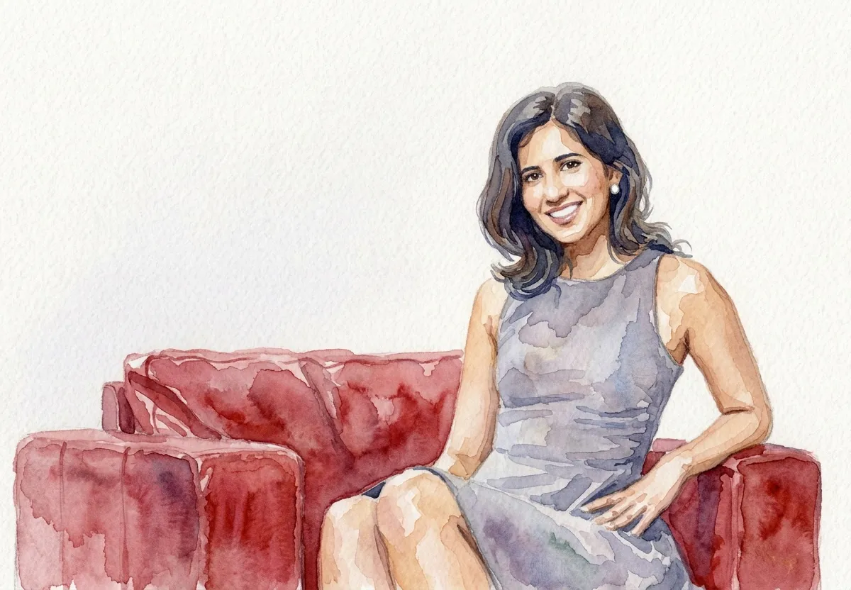 Watercolour illustration for Roshni Mahtani