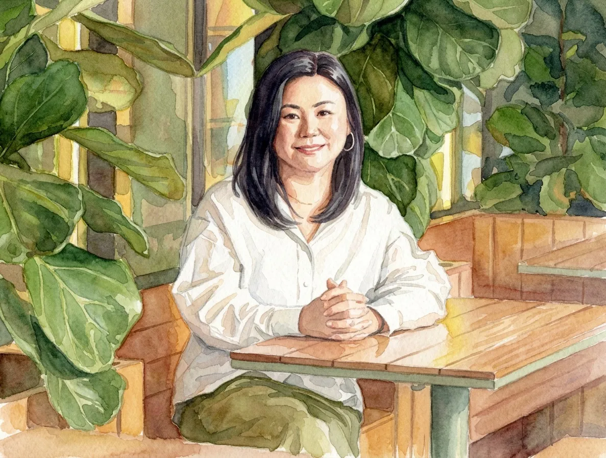 Watercolour illustration for The Soup Spoon / Anna Lim
