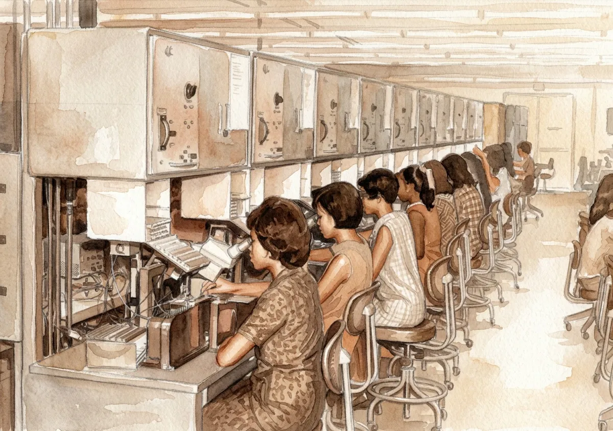 Watercolour illustration for Texas Instruments Singapore